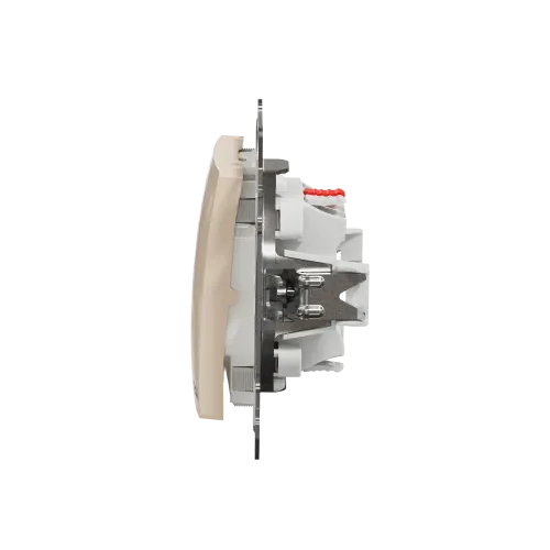Выключатель влагозащищенный IP44, бежевый, Sedna Design SDD212106