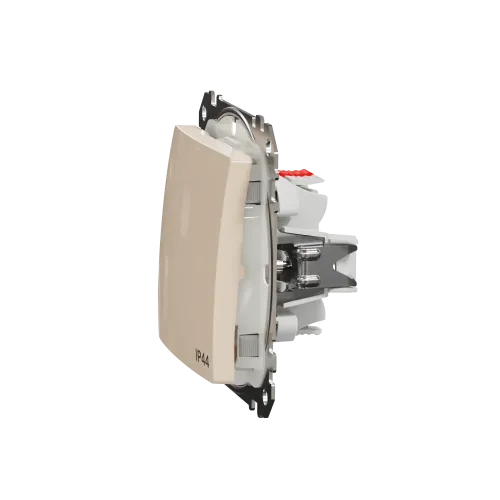 Выключатель влагозащищенный IP44, бежевый, Sedna Design SDD212106