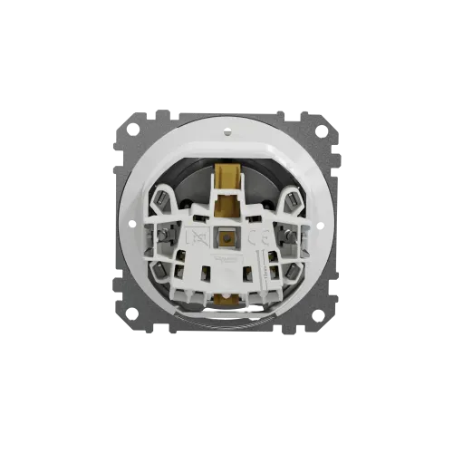 Розетка влагозащищенная IP44, алюминий, Sedna Design SDD213024