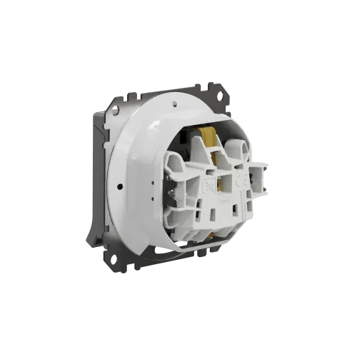 Розетка влагозащищенная IP44, алюминий, Sedna Design SDD213024