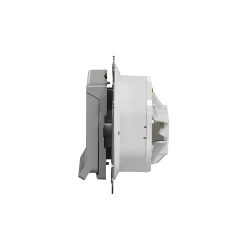 Розетка влагозащищенная IP44, алюминий, Sedna Design SDD213024