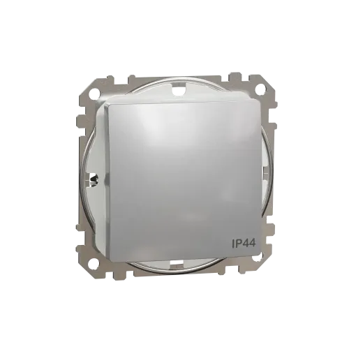 Выключатель влагозащищенный IP44, алюминий, Sedna Design SDD213106