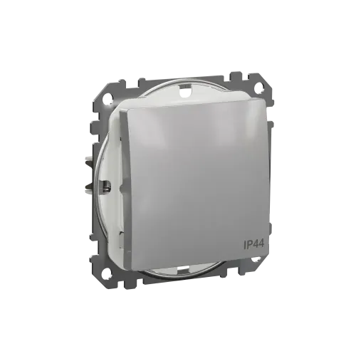 Выключатель влагозащищенный IP44, алюминий, Sedna Design SDD213106
