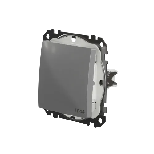 Выключатель влагозащищенный IP44, алюминий, Sedna Design SDD213106