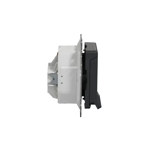 Розетка влагозащищенная IP44, черный, Sedna Design SDD214024