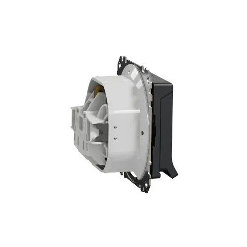 Розетка влагозащищенная IP44, черный, Sedna Design SDD214024