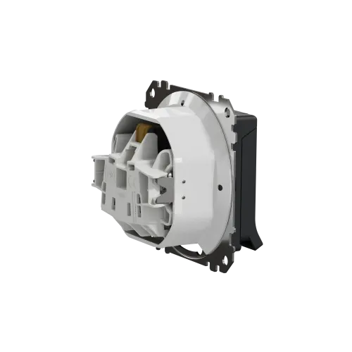 Розетка влагозащищенная IP44, черный, Sedna Design SDD214024