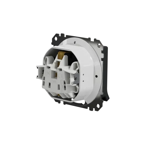Розетка влагозащищенная IP44, черный, Sedna Design SDD214024