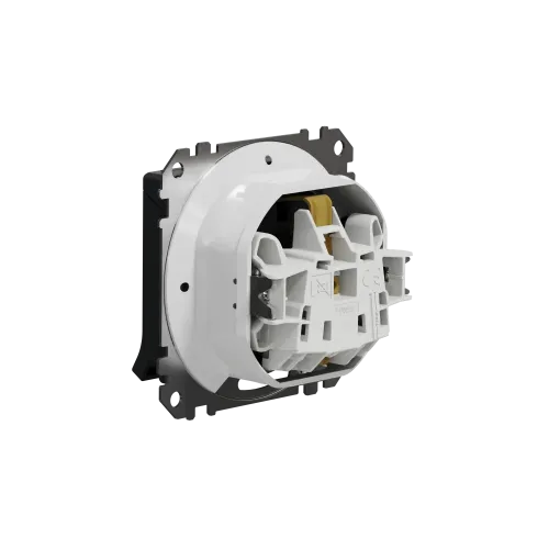 Розетка влагозащищенная IP44, черный, Sedna Design SDD214024