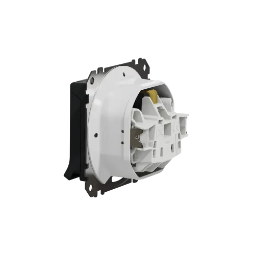 Розетка влагозащищенная IP44, черный, Sedna Design SDD214024