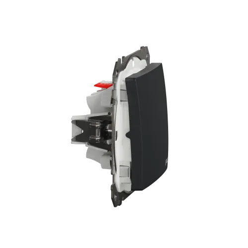 Выключатель влагозащищенный IP44, черный, Sedna Design SDD214106