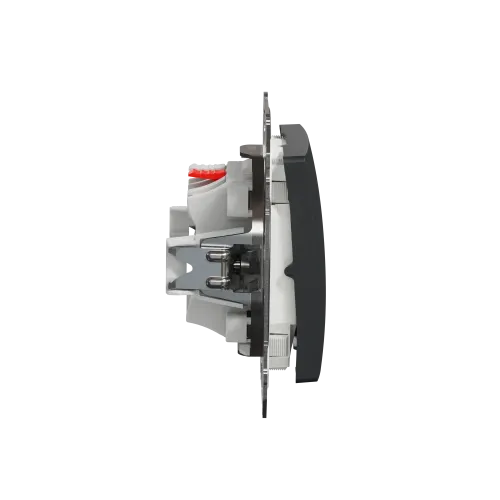 Выключатель влагозащищенный IP44, черный, Sedna Design SDD214106
