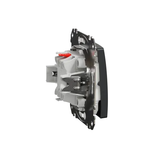 Выключатель влагозащищенный IP44, черный, Sedna Design SDD214106