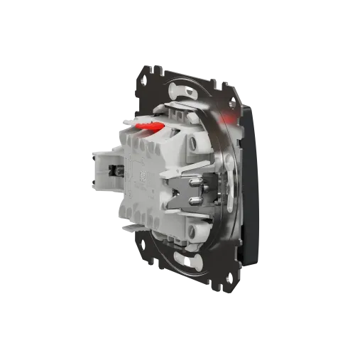 Выключатель влагозащищенный IP44, черный, Sedna Design SDD214106