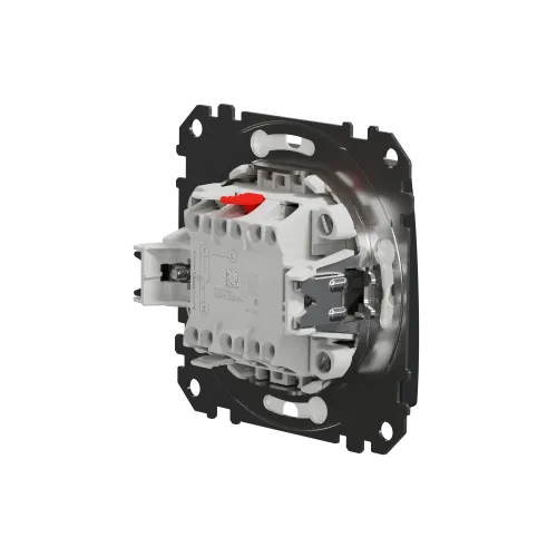 Выключатель влагозащищенный IP44, черный, Sedna Design SDD214106