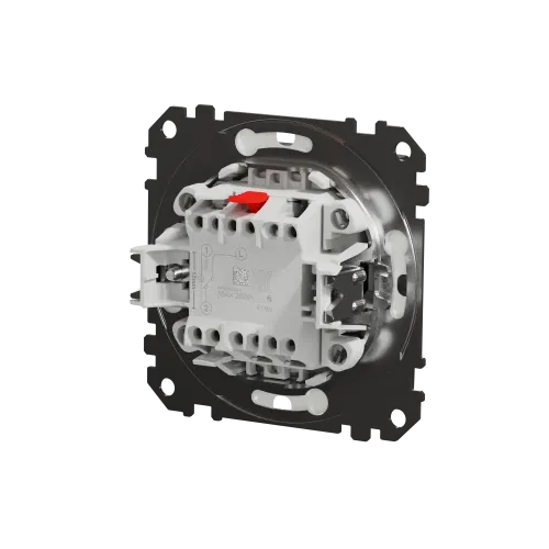 Выключатель влагозащищенный IP44, черный, Sedna Design SDD214106