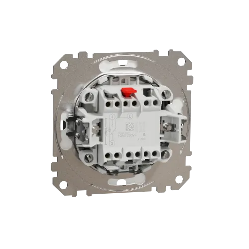 Выключатель влагозащищенный IP44, черный, Sedna Design SDD214106