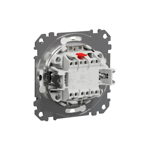 Выключатель влагозащищенный IP44, черный, Sedna Design SDD214106