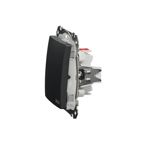 Выключатель влагозащищенный IP44, черный, Sedna Design SDD214106