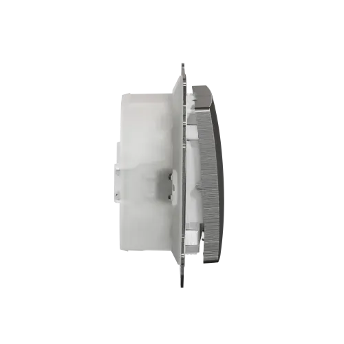 Выключатель IP44 2-клавишный, матовый алюминий, Sedna Design SDD270105