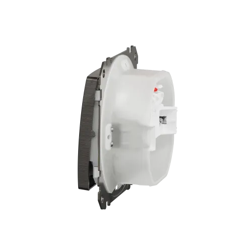 Выключатель IP44 2-клавишный, матовый алюминий, Sedna Design SDD270105