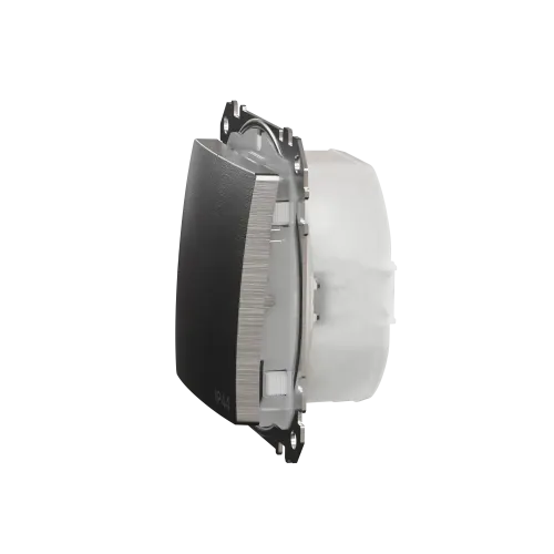 Выключатель IP44 2-клавишный, матовый алюминий, Sedna Design SDD270105