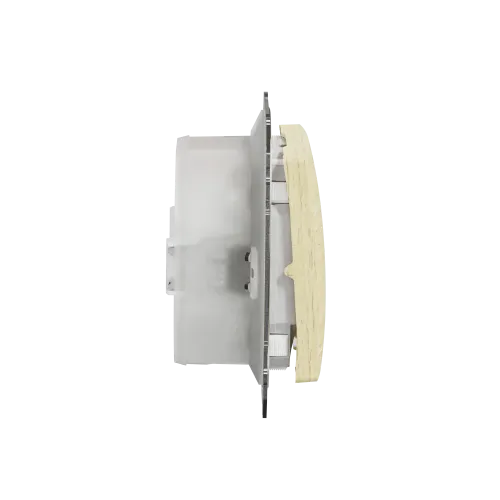 Выключатель 2-клавишный влагозащищенный IP44, береза, Sedna Design SDD280105
