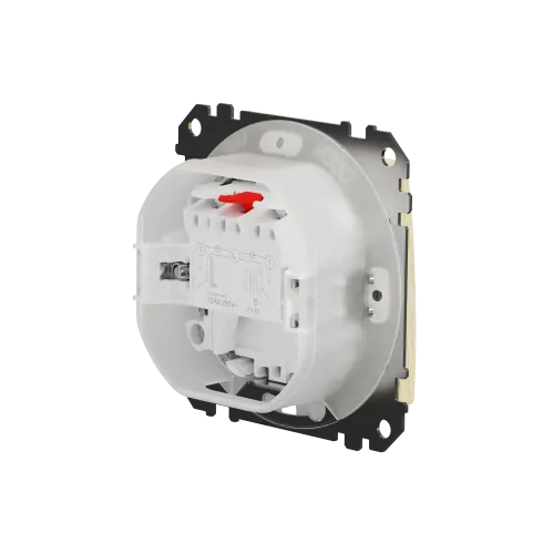 Выключатель 2-клавишный влагозащищенный IP44, береза, Sedna Design SDD280105