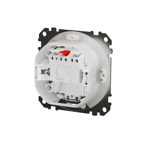 Выключатель 2-клавишный влагозащищенный IP44, береза, Sedna Design SDD280105