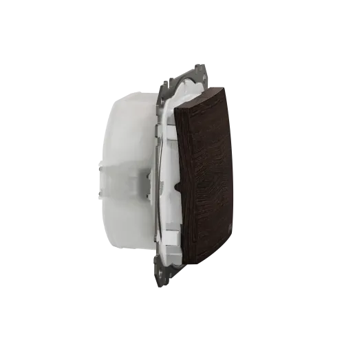 Выключатель 2-клавишный влагозащищенный IP44, венге, Sedna Design SDD281105