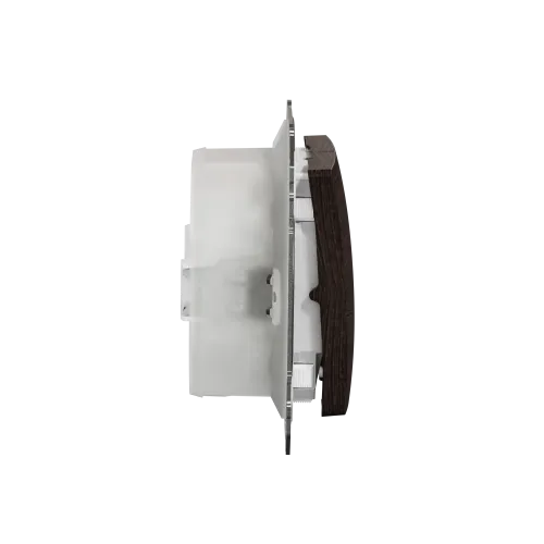 Выключатель 2-клавишный влагозащищенный IP44, венге, Sedna Design SDD281105