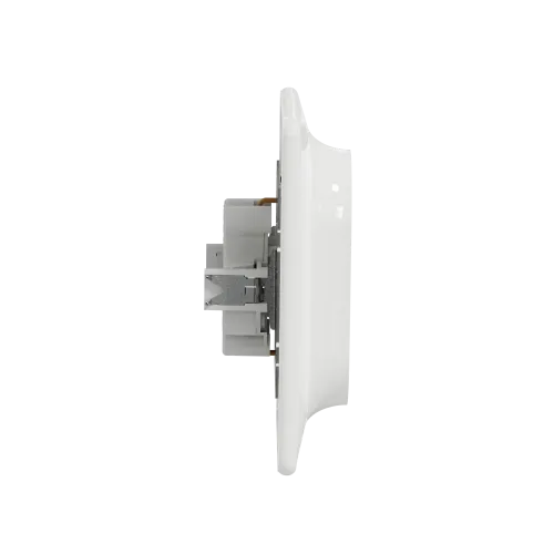 Розетка электрическая двойная, белый, Sedna Design SDD311221
