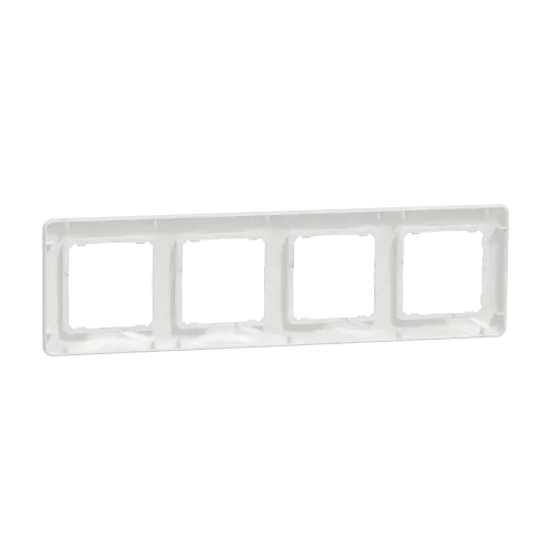 Рамка 4 поста, белый, Sedna Design SDD311804