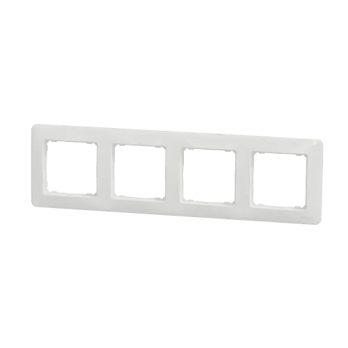 Рамка 4 поста, белый, Sedna Design SDD311804