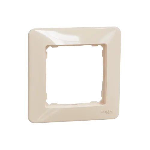 Рамка 1 пост, бежевый, Sedna Design SDD312801