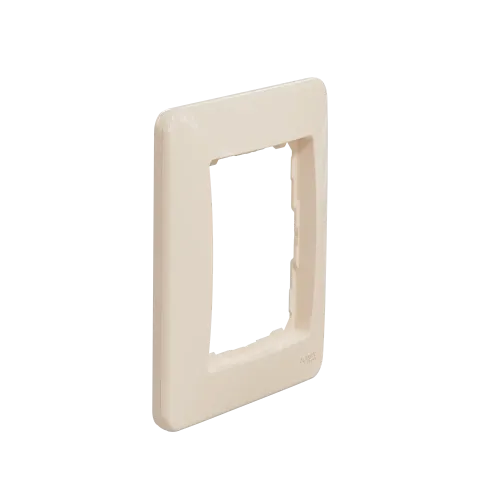 Рамка 1 пост, бежевый, Sedna Design SDD312801