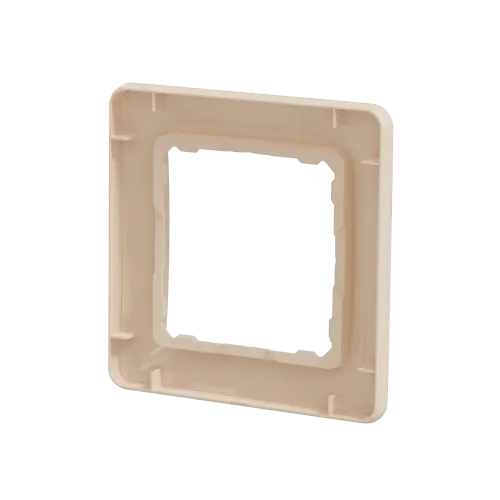 Рамка 1 пост, бежевый, Sedna Design SDD312801