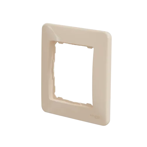 Рамка 1 пост, бежевый, Sedna Design SDD312801
