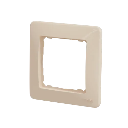 Рамка 1 пост, бежевый, Sedna Design SDD312801