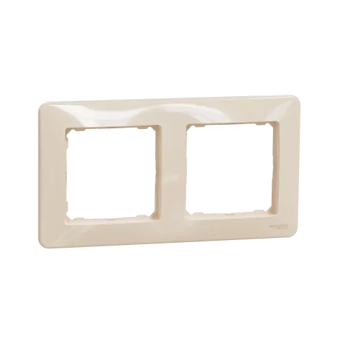 Рамка 2 поста, бежевый, Sedna Design SDD312802