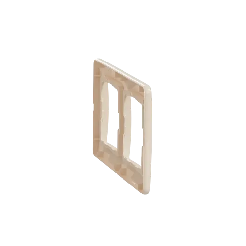 Рамка 2 поста, бежевый, Sedna Design SDD312802