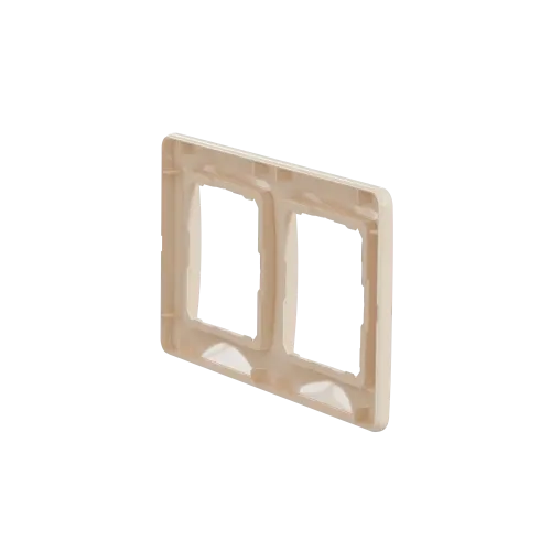 Рамка 2 поста, бежевый, Sedna Design SDD312802
