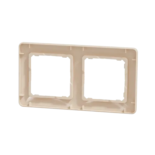Рамка 2 поста, бежевый, Sedna Design SDD312802