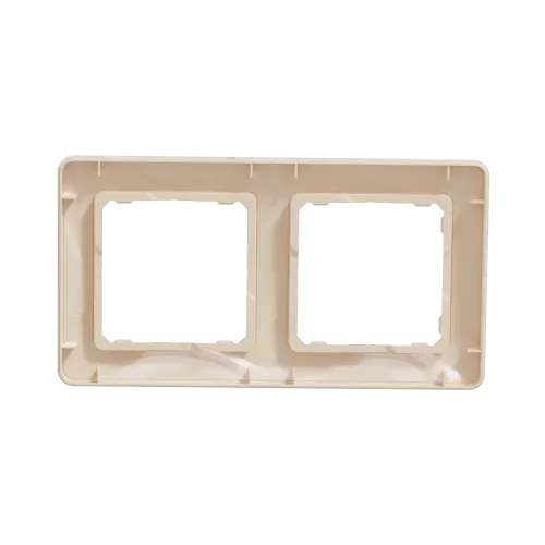 Рамка 2 поста, бежевый, Sedna Design SDD312802