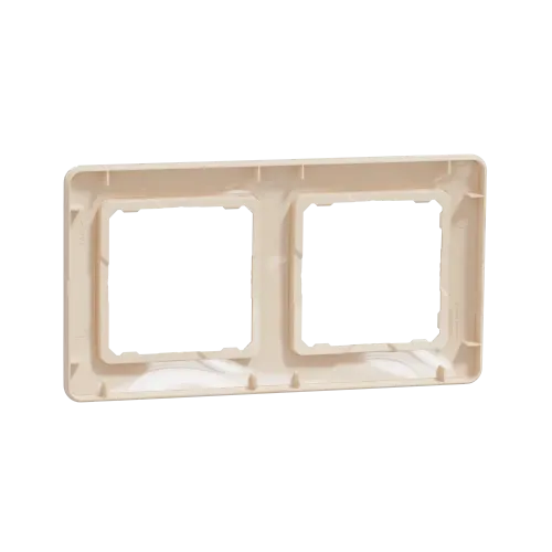 Рамка 2 поста, бежевый, Sedna Design SDD312802