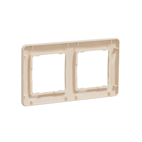 Рамка 2 поста, бежевый, Sedna Design SDD312802