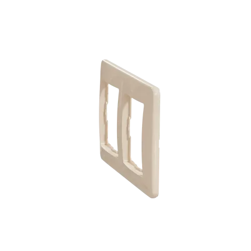Рамка 2 поста, бежевый, Sedna Design SDD312802