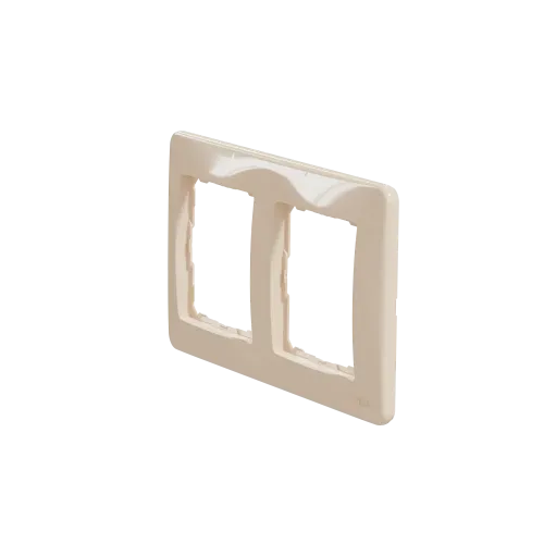 Рамка 2 поста, бежевый, Sedna Design SDD312802