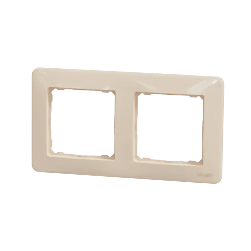 Рамка 2 поста, бежевый, Sedna Design SDD312802