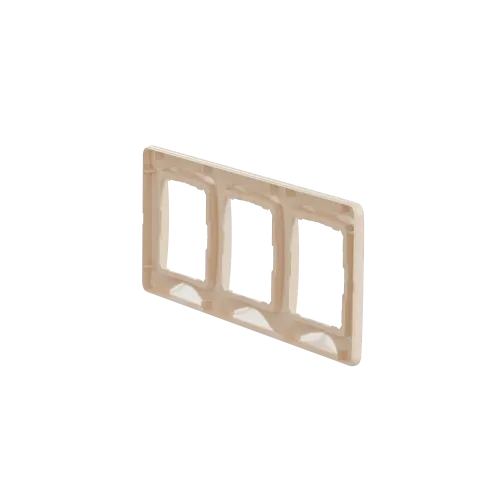 Рамка 3 поста, бежевый, Sedna Design SDD312803